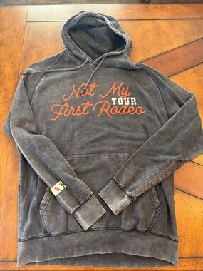 Not My First Rodeo Tour 2022 Pullover Hoodie - Washed Black